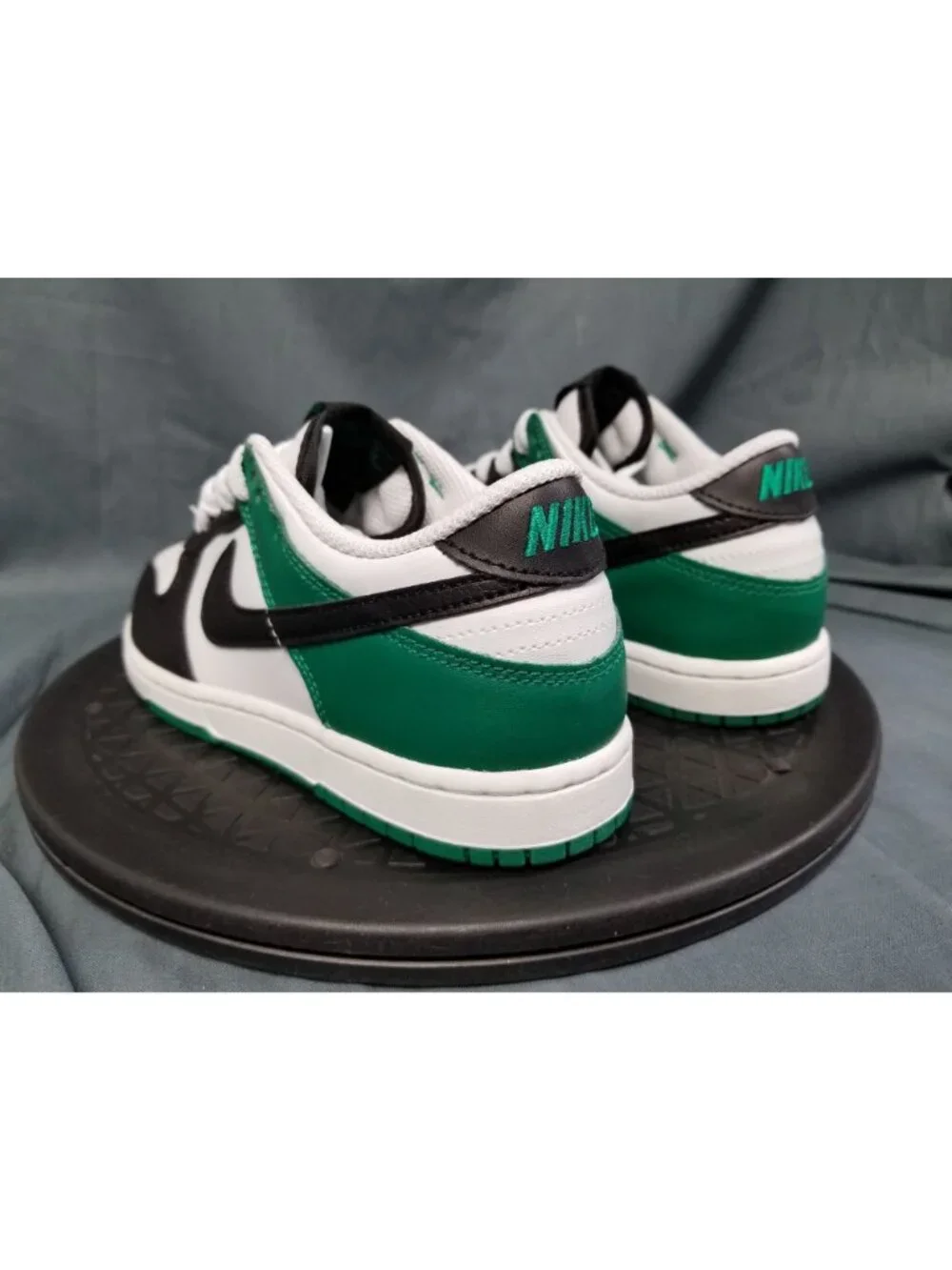 Nike Dunk Low RP (PS) Sneakers White/Black/Green Kids Size 3Y BRAND NEW NO BOX!